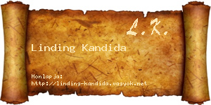 Linding Kandida névjegykártya